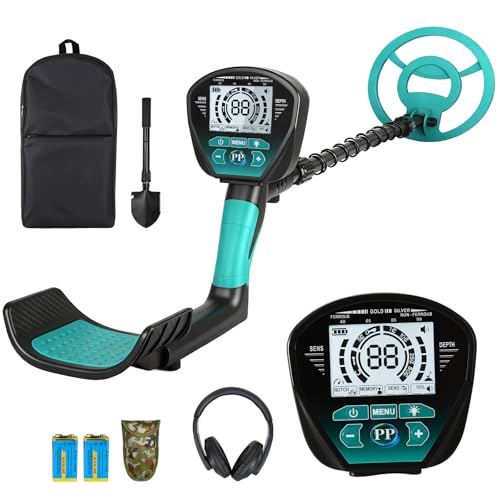 Image of Metal Detector for Adults with 9 inch Waterproof Coil & 7 inch Depth, IP68