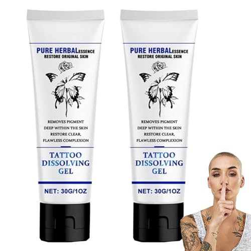 Crema de extracción de tatuajes, crema de extracción de tatuajes rápida y efectiva, removedor de tatuajes permanentes, removedor de pigmento de la piel, tatuajes sin dolor, absorción rápida (2)