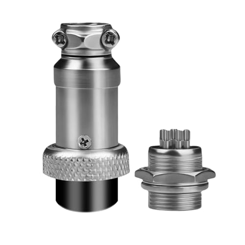 Conector Aviation GX16-5 8 pares macho y hembra metal plástico miniatura 5