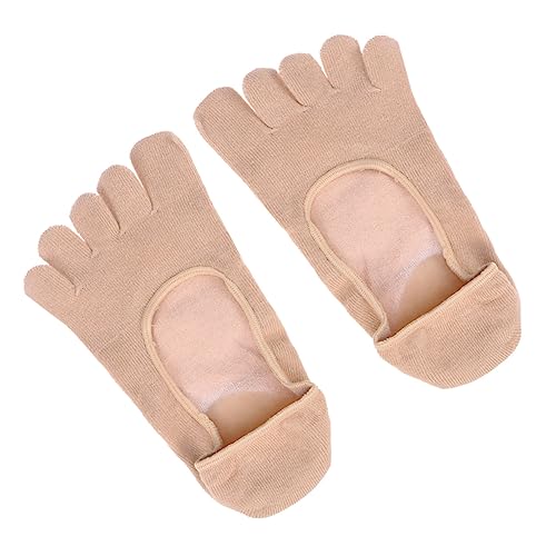 TOVINANNA Cushioned Socks Women Moisturizing Toe Covers Slip Socks for Women Foot Forefoot Pad