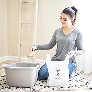 Cat Litter Waste Poop Bags  Xlarge Compostable Plasticfree Thick Leak Proof Petdog Poo Bags with Easytie Handles105 X 185 Inch White Ecoleo  Cucciolini Doodles Cat litter waste poop bags  x large compostable plastic free thick leak proof petdog poo bags with easy tie handles10 5 x 18 5 inch white ecoleo   cucciolini doodles