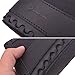 WAYNE'S DOG Leather Slip-On Recoil Pad, Non-Slip Buttstock Extension for Rifles Shotguns (Canvas&Leather - Black)