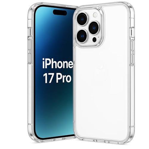 Coque iPhone 17 Pro transparente ATETEO de 6,3 pouces antichoc et fine