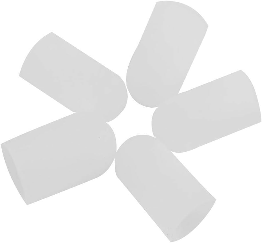 Fdit 5pcs Silicone Finger Protector Thumbs Cover Fingertip Gloves for Heat Cooking Baking Barbecue B
