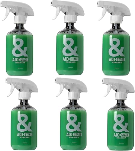 バスルーム泡クリーナー 500ml【1秒でピカピカ】多機能フォームクリーナー 強力洗浄剤 バス用洗剤 消臭 掃除 カビ除去 安全成分 お部屋の壁紙 タイル 土壁 木材 発泡のクッション性で汚れを落とす カビ取り剤 使いやすい 家庭用 (6, クチナシの香り
