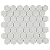 1.5" Desert Gray Matte Hexagon Wall Floor Tile (10 Sheets)