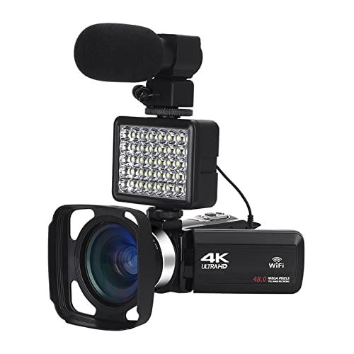 Caméra vidéo vlogging 4K pour filmer sans manquer d'espace avec sa carte 128Go