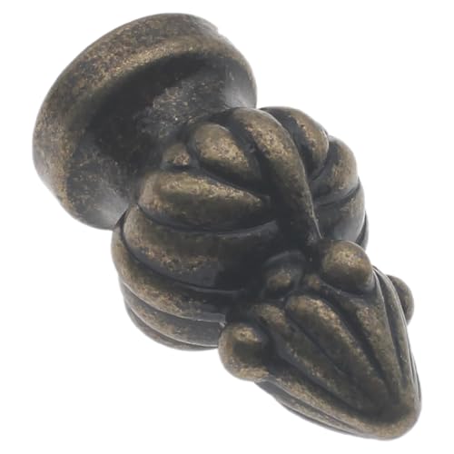Image of 1 Pcs Lamp Finial Cap Knob 1-3 /8 inch High Lamp Decoration for Lamp Shade Retro Lamp Head Decorative Cover (Bronze)