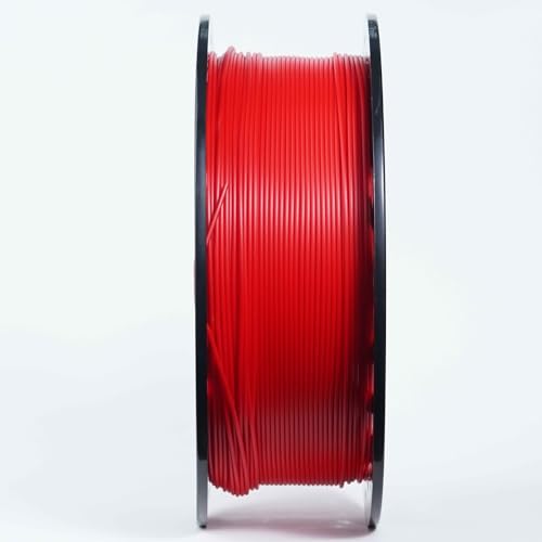 Image of WOL3D 1kg 2026 PLA PRO+ 3D Printing Filament - Improved Formula for Enhanced Strength & Flexibility, (Candy Red), Eco-Friendly, Compatible with Most FDM 3D Printers, Made in India.