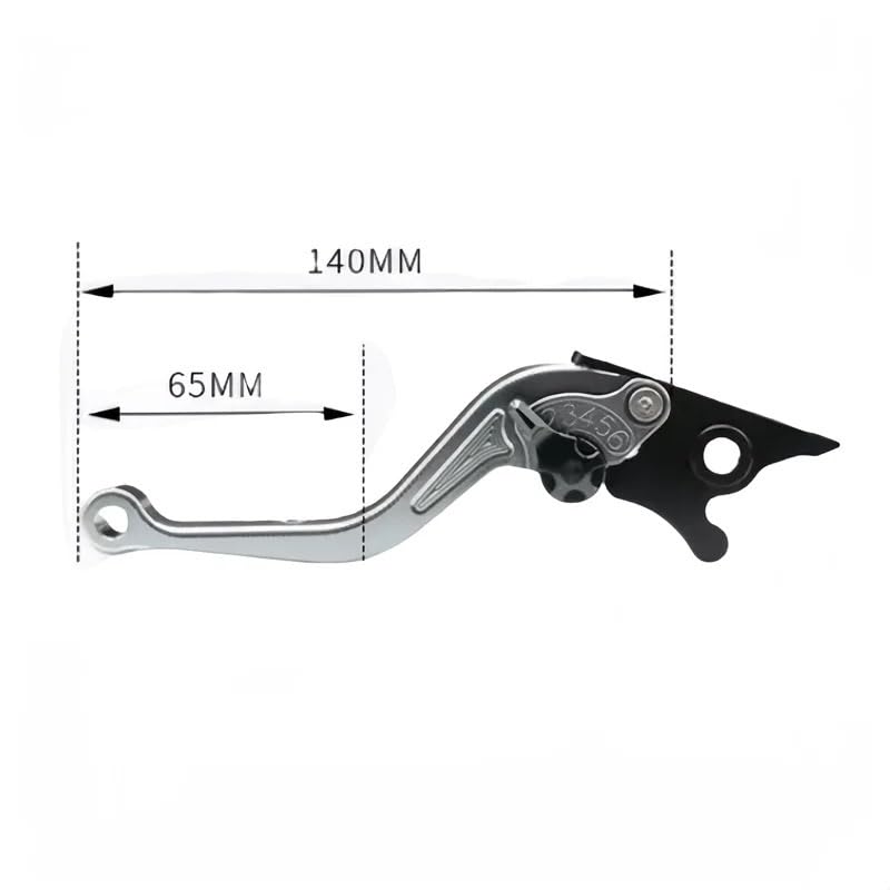 Dźwignie zbiornika głównego cylindra hamulca d uchwyt postojowy CNC 3D dźwignia hamulca sprzęgła kompatybilna z BAJAJ Pulsar 200 RS/COME/NS 2 12-17 Dominar 400 17-18 Akcesoria do mot