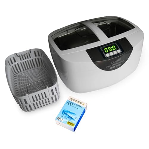 iSonic P4820 Ultrasonic Cleaner with included basket and cleaning tablets