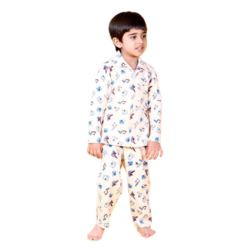 Image of Jam & Sugar Boys Cotton Printed Night Suit Set