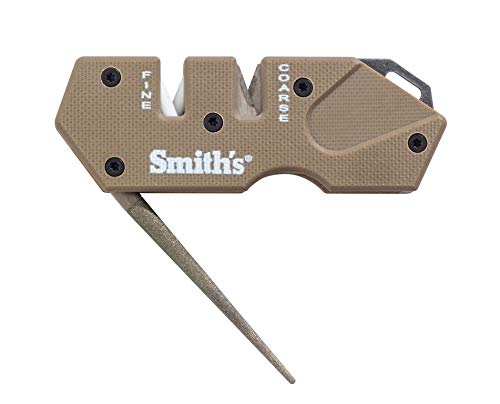 Smith's 50983 Pocket Pal Knife Sharpener-PP1-Mini-Desert Tan