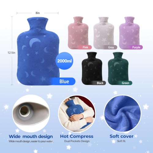 DICEVER Hot Water Bottle 2L