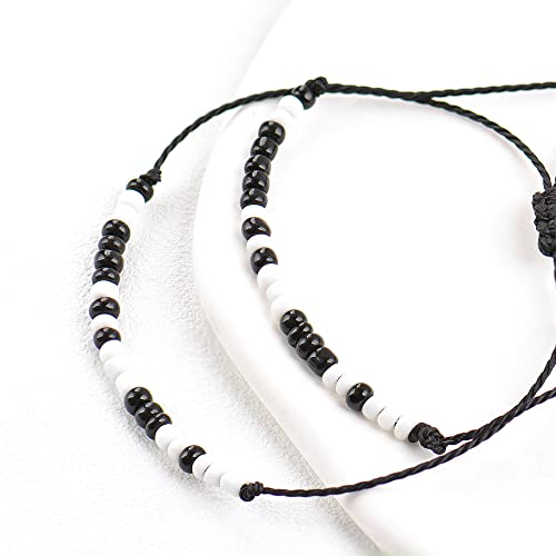 Beusoulover Morse Code Bracelets For Women, Mothers Day Gifts I Love You Bracelets For Mommy And Me, Sweet String Bracelets For Women, Girl, Boys, #TOP3