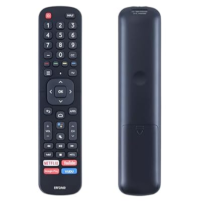 PZL ERF2A60 Replacement Remote Control fit for Hisense Android Smart TV 55H9050F 43H6570F 50H6570F 55H9070F 55H9F1 65H9F1 65H6570 65H9020F 65H9030F 55H9040F 65H9040F 65H9050F 50H8F 55H6570F 55H9020F