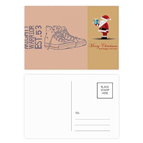 Cartes postales Père Noël pour vos vœux au coin du feu | 20 pièces