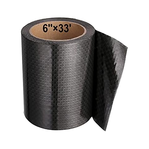 PlusRoc RV Underbelly Material RV Underbelly Tape Waterproof Flex Belly Tape with Permanent Sealing Adhesive for Mobile Home, Camper Travel Trailer, Tear Repair Patch(6'' x 33') Cover