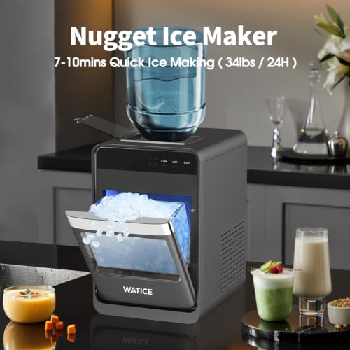 Máquina de Hielo Nugget de Mostrador 33 Lbs/24 H miniatura 2