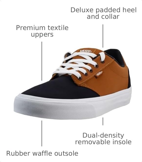 Image of Vans Men's Atwood Deluxe Shoe - Low-top Fashion Sneakers for Work, Walking & Casual Wear