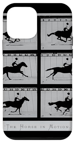 エドワード・マイブリッジの「ザ・ホース・イン・モーション」 スマホケース iPhone 12 mini 用