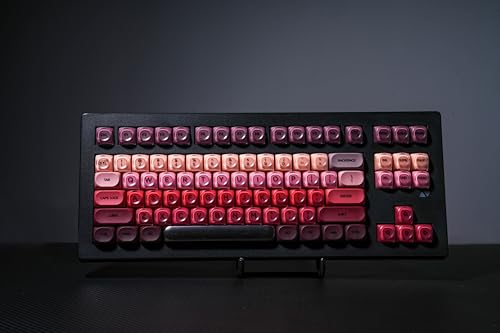 Image of ZORNHER CG870 Lipstick Mechanical Keyboard,TKL Pink Gaming Keyboard,Foundation Creamy Thocky Keyboard,Creamy Sounding Switches,Cute Kawaii Girly Jelly Keycaps
