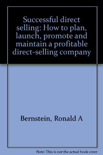 Successful direct selling: How to plan, launch,... 0138607265 Book Cover