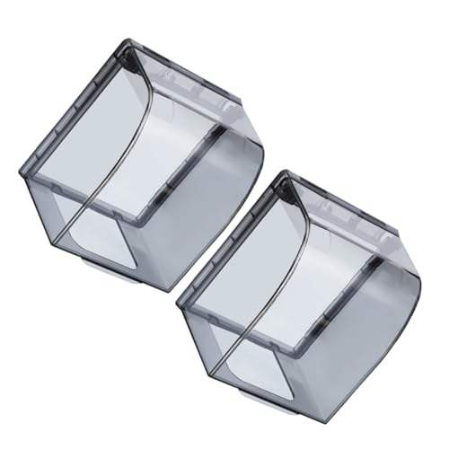 SOLUSTRE 2pcs Plug Covers for Electrical Outlets Black Plastic Outlet Water Shield for Plug Plug Covers Electrical Outlet Covers
