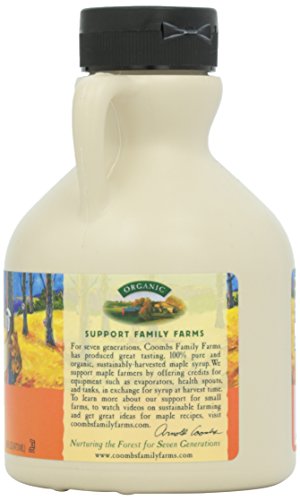 Maple Syrup, Organic Grade A, Dark Color, Robust Taste, 16 Fl Oz #TOP4