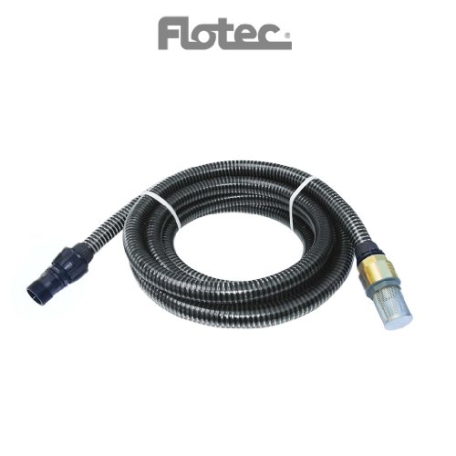 Preisvergleich Produktbild FLOTEC 7m Ansaug-Set Saugschlauch-Garnitur Gartenpumpe Hauswasserwerk 1"