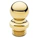Baldwin 1090152I Ball Tip Matte Hinge, Antique Nickel
