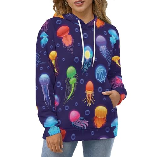 Vibrant Mushrooms Unisex Hoodie Men Womens Durable Pullover Casual Top Breathable Hooded Wicking Sweatshirt3