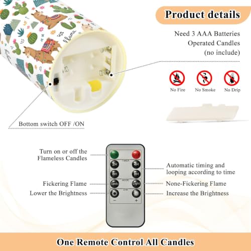 Velas LED de alpaca sin fuego para evitar manchas de cera en casa 5