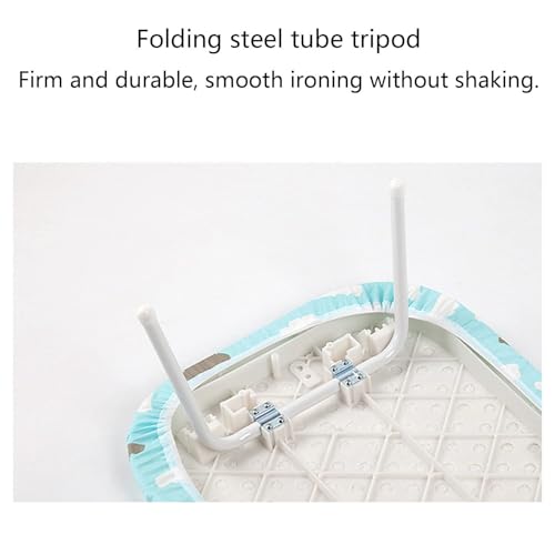 Table Top Ironing Board with Thick Felt Padding, Metallic Cover, Telescopic Iron Rest, Foldable Legs for Easy Storage - Image 6