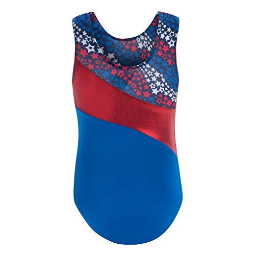 Image of GK Stars Gymnastics & Dance Leotard for Girls and Toddlers - Activewear One Piece Outfit in Fun Colorful Prints
