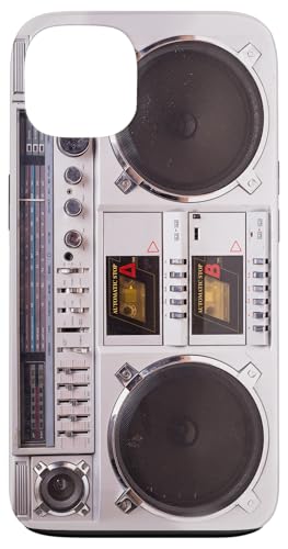 Make your phone look like a vintage boom box Case for iPhone