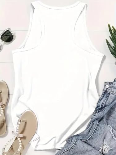 VKEGNIO Christian Tank Top for Women Vintage Bible Verse Boho Floral Graphic Sleeveless Shirt Christian Gifts Shirts Vest4