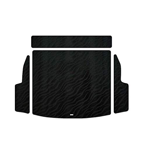 Hotfield トヨタ 互換品 新型対応 RAV4 50系 トランクマット ラゲッジマット/【トランクマット ラゲッジマットの仕様:分割式カバータイプ】WAVEブラック