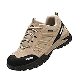 [Neptunic] 安全靴 メンズ 作業靴 あんぜん靴 セーフティーシューズ ワークシューズ セーフティスニーカー おしゃれ 軽量 通気性 快適 衝撃吸収 つま先保護 耐摩耗性 滑り止め 屋外作業用靴/工事現場 四季通用 E-カーキ 27.0 cm