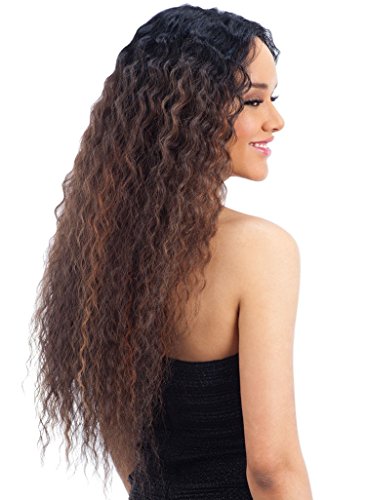 Freetress Equal Sintético 6 pulgada de profundidad encaje lateral parte peluca maxi
