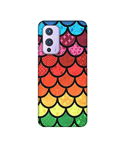 Image of Amazon Brand - Solimo Basic Case for OnePlus 9 (Plastic Multicolor)