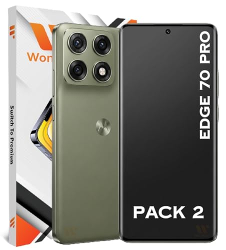 Image of Pack 2- Matte Screen Guard Protector for Motorola Edge 70 Pro 5G Unbreakable Membrane | Flexible TPU Matte Film | Transparent | Edge to Edge Installation Kit