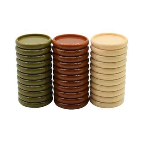 Eleven Discs 1¼-Inch Multicolor Plastic Discbound Expansion Discs - Café Verdure Theme - Compatible with Circa, Arc, TUL, and More (Set of 33) Cover