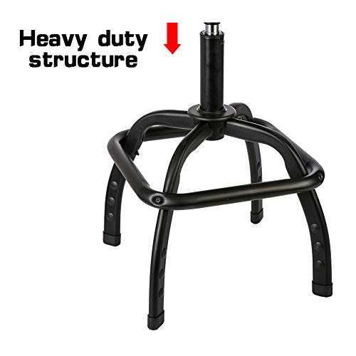 A A IN LT13 Industrial Swivel Shop Stool 250lb Capacity - Adjustable Garage Stool with 360° Rotation & Tool-Free Assembly, Ergonomic Vinyl Cushion for Workshop/Home Bar/Game Room - Image 5