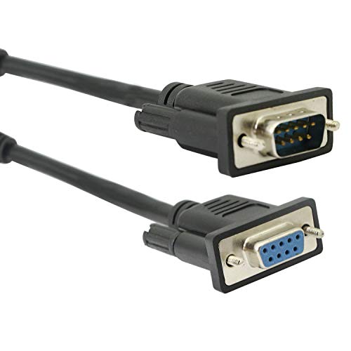 Xmsjsiy Db9 Rs232 To Rj45 Extender, Db9 9-Pin Serial Port Female&Male To Rj45 Cat5 Cat6 Ethernet Lan Extend Adapter Cable-2Pcs thumb #3