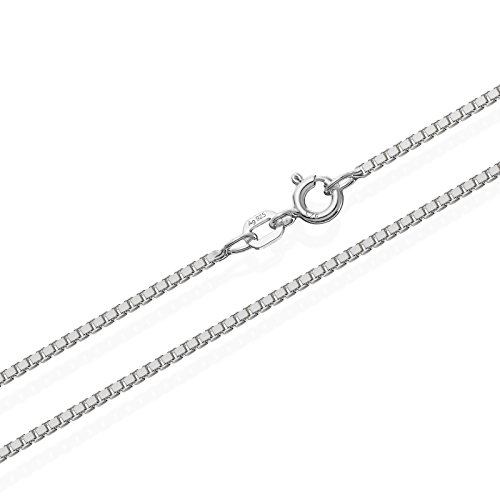 Cadena NKlaus Venezia Cadena de plata 925 3634, 55 cm de largo, 6 gramos 1,4 mm de ancho