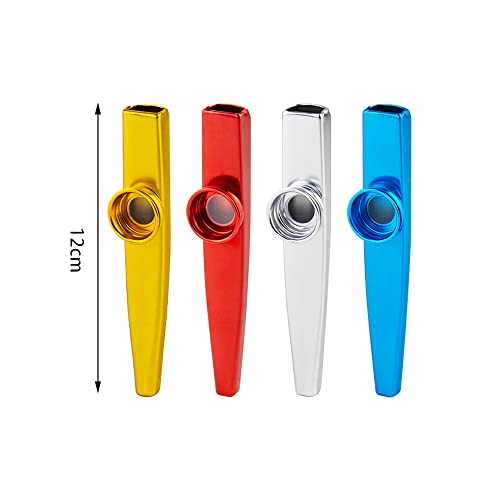Tkekruh Lot De 4 Kazoo MéTal En Alliage D’Aluminium Membrane, Kazoo Instrument De Musique En MéTal Pour Cadeaux De FêTe… - Les Beatles, Paul McCartney, John Lennon, RIngo Starr, George Harrison Tkekruh Lot De 4 Kazoo MéTal En Alliage D'Aluminium Membrane, Kazoo Instrument De Musique En MéTal Pour Cadeaux De FêTe… – Image 7