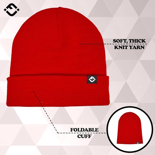 Image of Funky Junque Baby, Toddler & Kids Beanie - Ultra Soft Stretchy Knit Winter Hat for Ages 0-10, Available in 3 Sizes