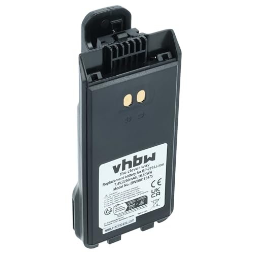 Batterie pour Icom BP-280 vhbw de talkie-walkie pour randonnée et chantier