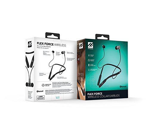 Ifrogz Audio Flex Force Wireless Bluetooth Neckband Earbuds Black